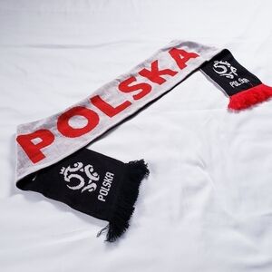 Polska Red and Black Scarf